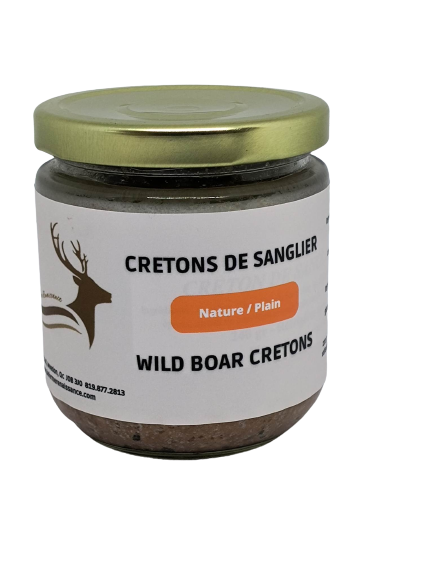 Verrine de sanglier nature / Wild boar Natur verrin