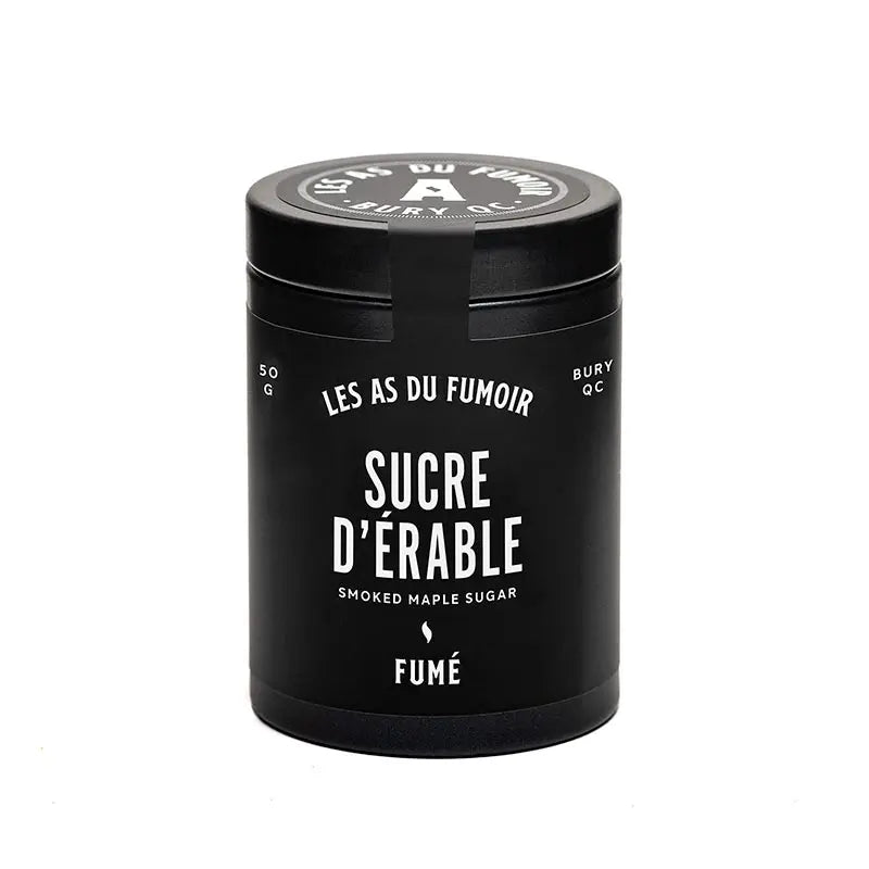 Sucre d’Érable Fumé 50 g – Les As du Fumoir Les as du fumoir
