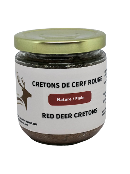Cretons de cerf rouge nature / Red deer natur creton