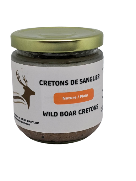 Cretons de sanglier nature / Wild boar Natur creton