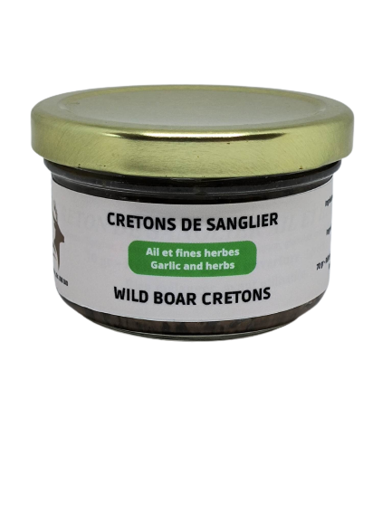 Cretons de sanglier ail et herbes /Wild boar Creton fines herbs and garlic